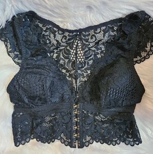 Push Up Bra Lace Top